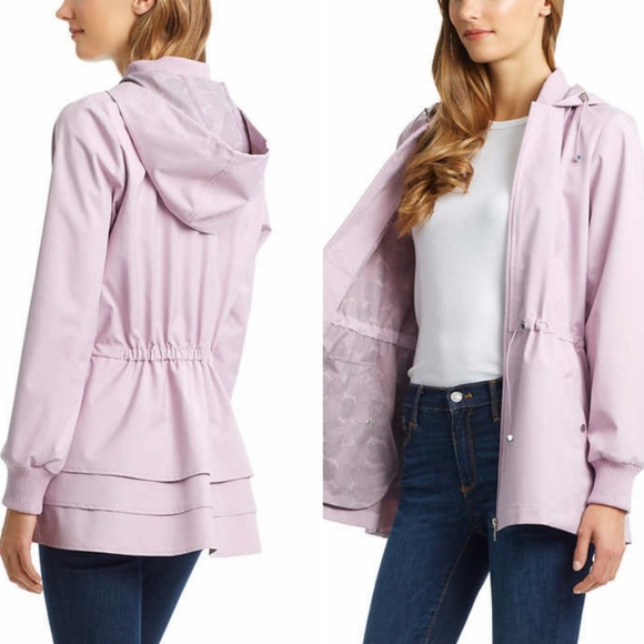 Bernardo Jackets & Blazers - Bernardo Ladies' Ruffle Hem Jacket Light Purple